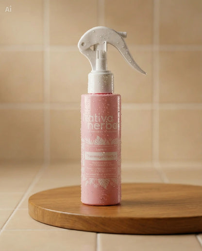 Tratamiento capilar Nativa Herbal: desenredante hidratante, termoprotector y antifrizz (120 ml) para un cabello suave y manejable.